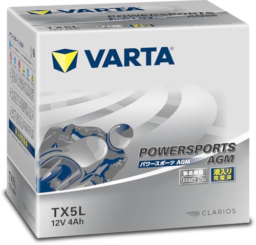 Amazon.co.jp: [バルタ] VARTA Powersports AGM TX5L バイク用